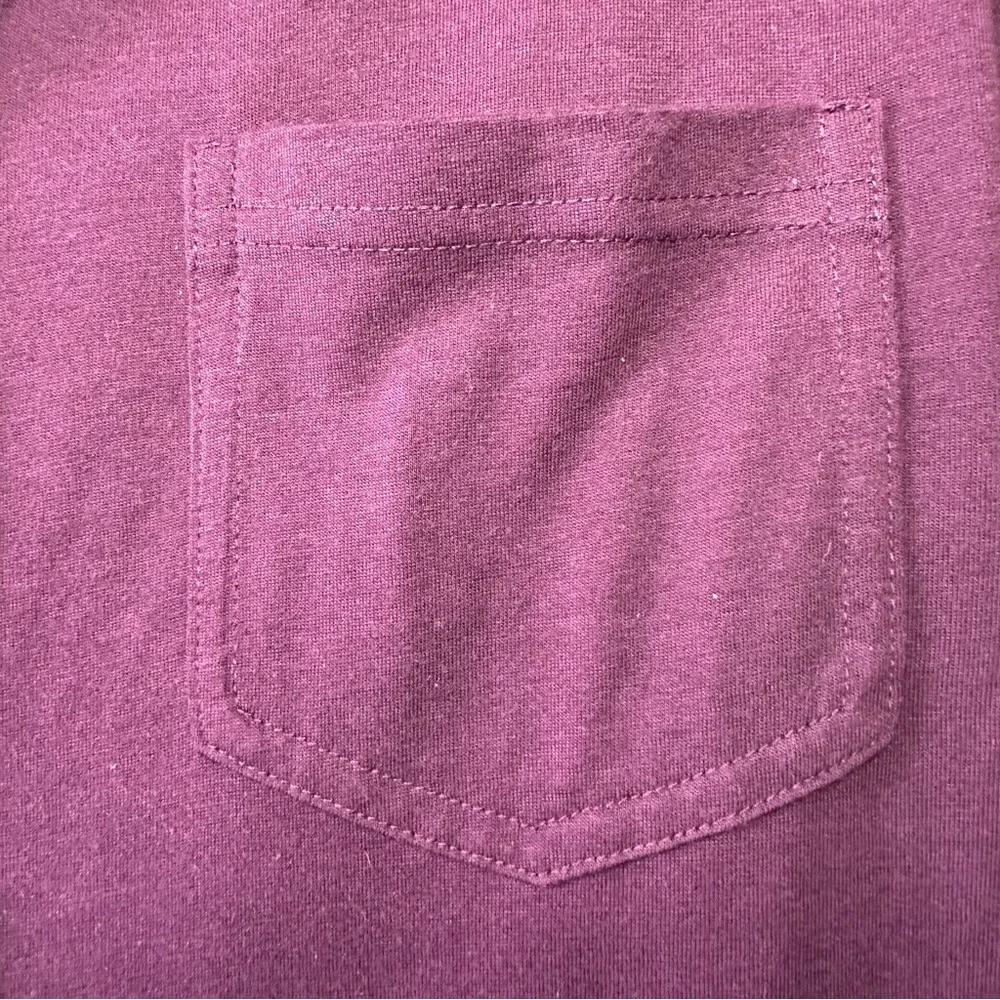 Banana Republic Men's Purple 90% Cotton 10% Cashmere Button-Up L/S Shirt- Large